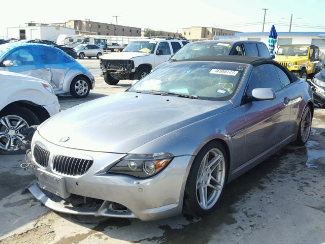 WBAEK73485B260825 - 2005 BMW 645 CI AUT BLUE photo 2