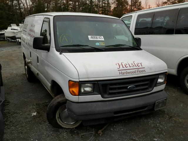 1FTNE24W45HA47137 - 2005 FORD ECONOLINE WHITE photo 1