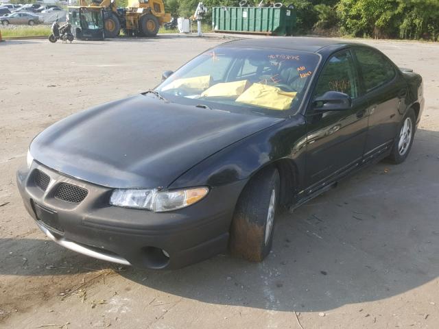 1G2WP52K41F168003 - 2001 PONTIAC GRAND PRIX BLACK photo 2