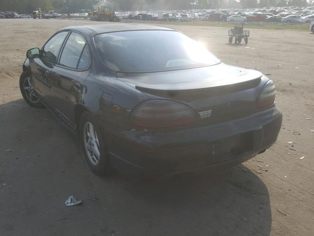 1G2WP52K41F168003 - 2001 PONTIAC GRAND PRIX BLACK photo 3