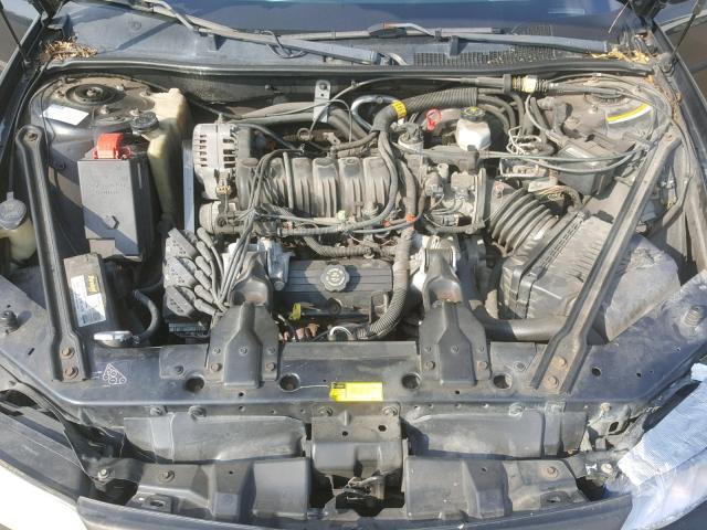 1G2WP52K41F168003 - 2001 PONTIAC GRAND PRIX BLACK photo 7