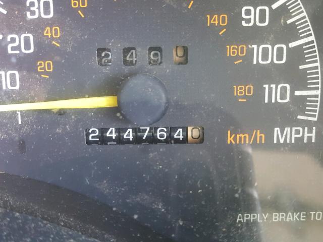 1G2WP52K41F168003 - 2001 PONTIAC GRAND PRIX BLACK photo 8