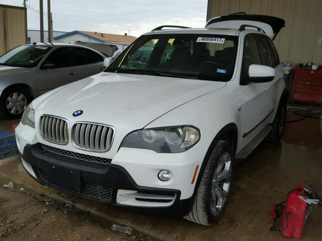 5UXFE83588L164266 - 2008 BMW X5 4.8I WHITE photo 2