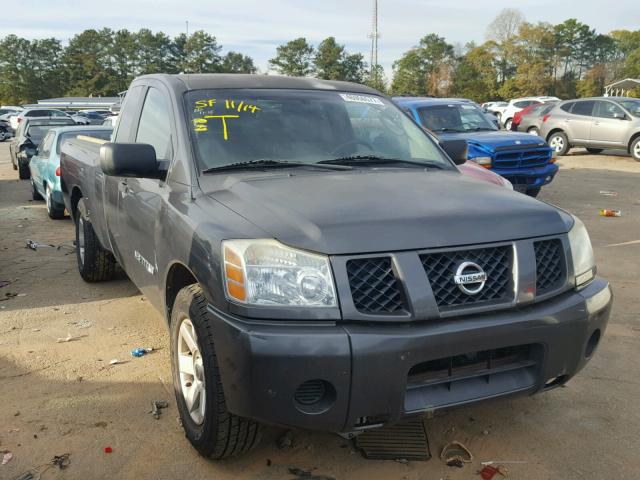 1N6AA06A45N511154 - 2005 NISSAN TITAN XE GRAY photo 1