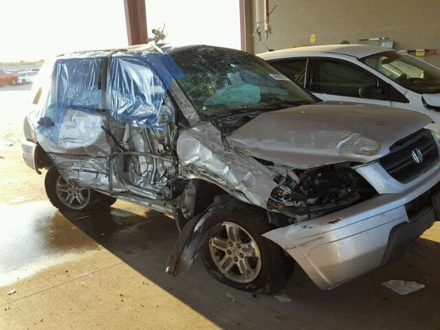 2HKYF18424H508364 - 2004 HONDA PILOT EX SILVER photo 9