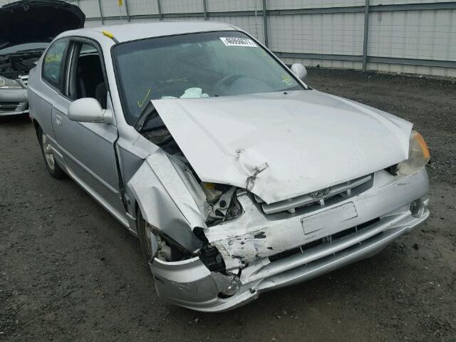 KMHCG35C55U336140 - 2005 HYUNDAI ACCENT GS SILVER photo 1