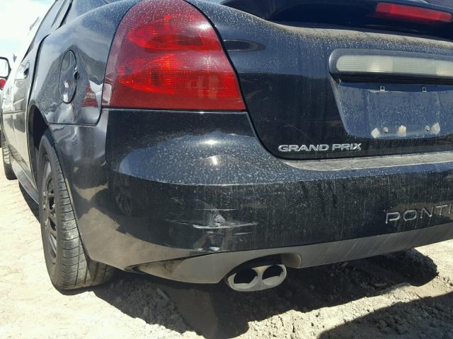 2G2WP522641361006 - 2004 PONTIAC GRAND PRIX BLACK photo 9