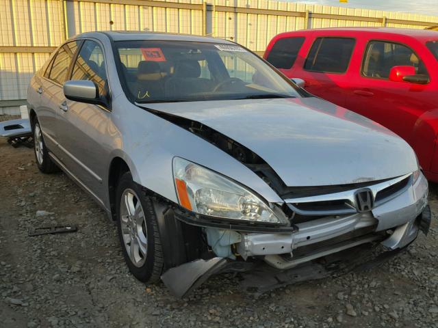 1HGCM567X7A210887 - 2007 HONDA ACCORD EX SILVER photo 1