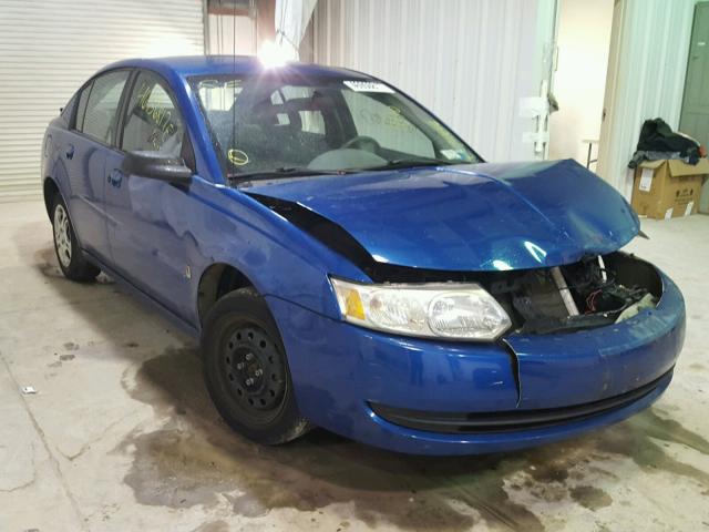 1G8AJ52F94Z224668 - 2004 SATURN ION LEVEL BLUE photo 1