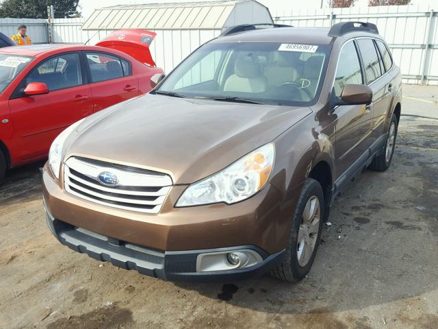 4S4BRCCCXB3437782 - 2011 SUBARU OUTBACK 2. BROWN photo 2