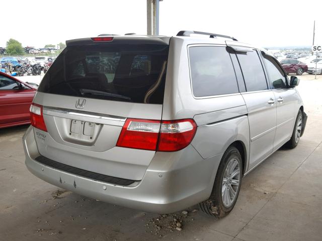 5FNRL38866B100284 - 2006 HONDA ODYSSEY TO SILVER photo 4