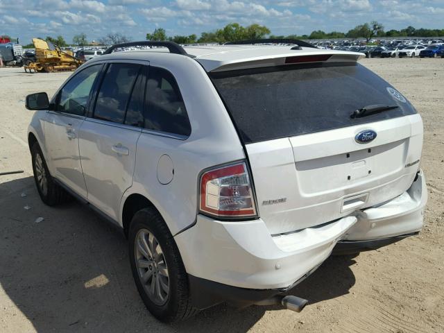 2FMDK3KC8ABA78154 - 2010 FORD EDGE LIMIT WHITE photo 3