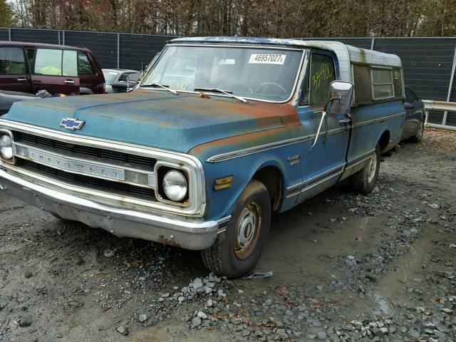 CE140B164454 - 1970 CHEVROLET K10 BLUE photo 2