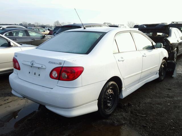 1NXBR32E27Z866189 - 2007 TOYOTA COROLLA CE WHITE photo 4