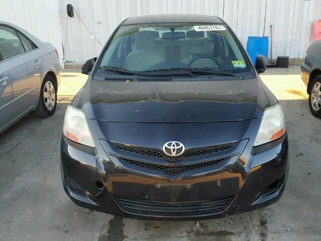 JTDBT923071143059 - 2007 TOYOTA YARIS BLACK photo 9