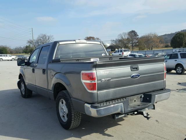 1FTEW1C83AFB07750 - 2010 FORD F150 SUPER GRAY photo 3