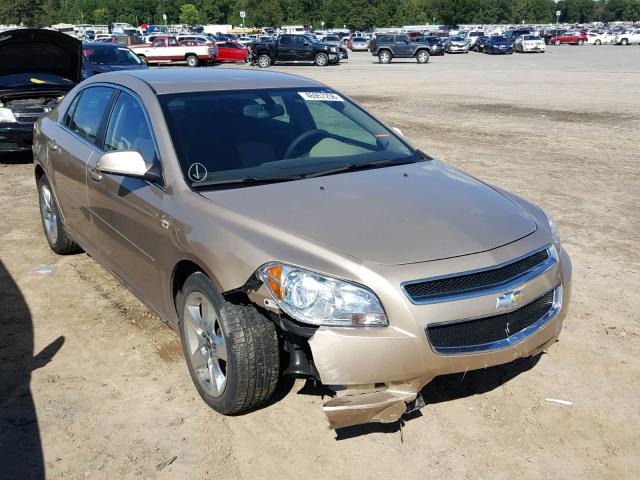 1G1ZH57B98F214829 - 2008 CHEVROLET MALIBU 1LT WHITE photo 1