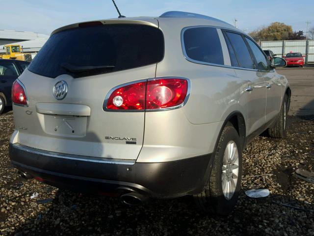 5GALRBED0AJ112269 - 2010 BUICK ENCLAVE CX TAN photo 4