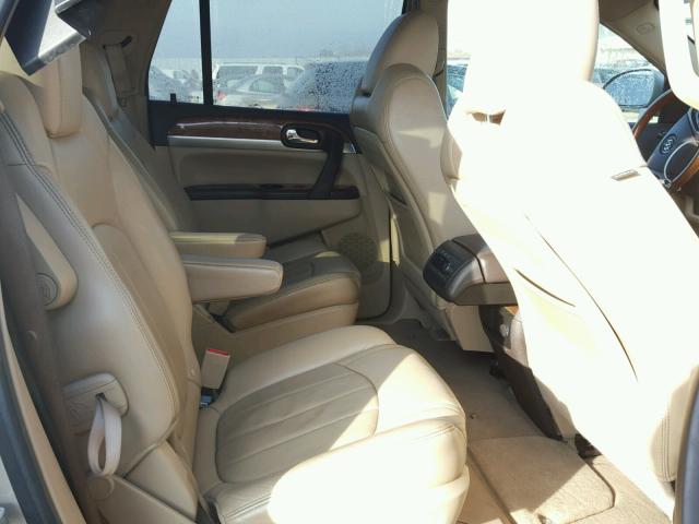 5GALRBED0AJ112269 - 2010 BUICK ENCLAVE CX TAN photo 6