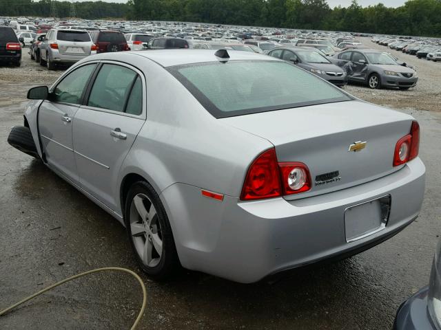 1G1ZC5EUXCF372124 - 2012 CHEVROLET MALIBU 1LT ვერცხლისფერი ფოტო 3