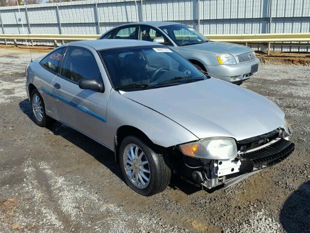 1G1JC12F837279012 - 2003 CHEVROLET CAVALIER SILVER photo 1