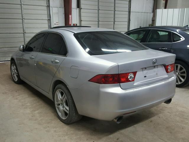 JH4CL96884C013863 - 2004 ACURA TSX SILVER photo 3