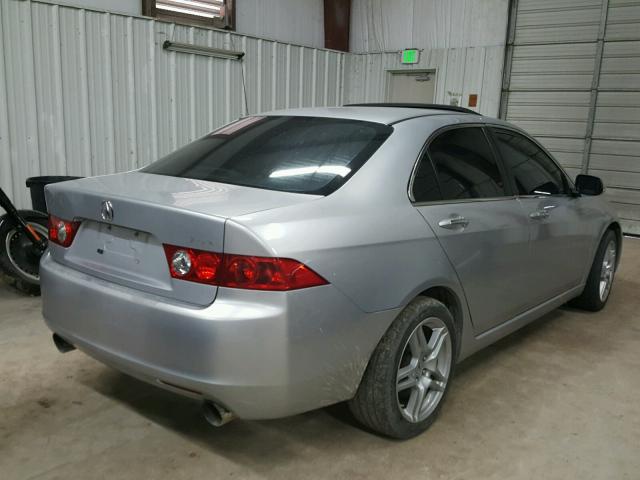 JH4CL96884C013863 - 2004 ACURA TSX SILVER photo 4