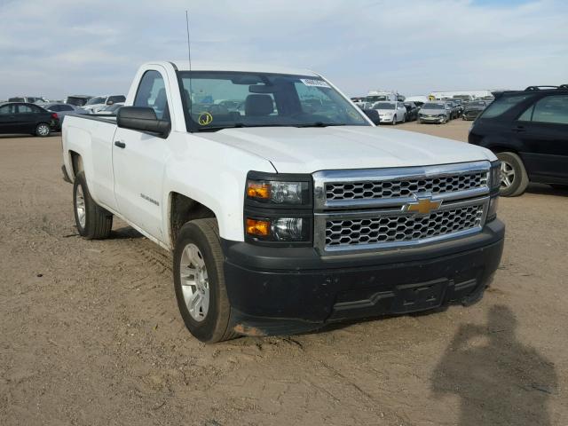 1GCNCPEH8EZ299194 - 2014 CHEVROLET SILVERADO WHITE photo 1