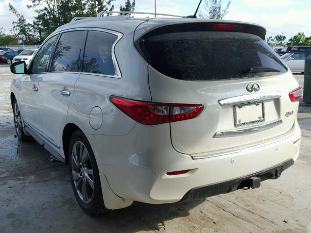 5N1AL0MN8FC524825 - 2015 INFINITI QX60 WHITE photo 3