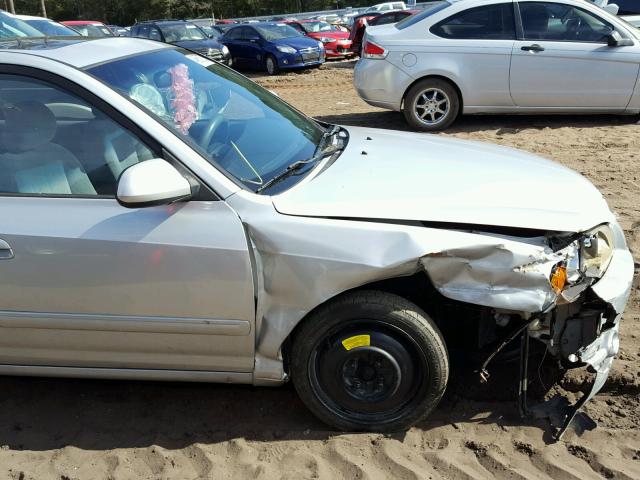 KMHDN46D76U216252 - 2006 HYUNDAI ELANTRA GL SILVER photo 9