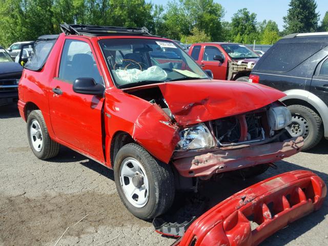 2S3TA52C216110542 - 2001 SUZUKI VITARA JLX RED photo 1