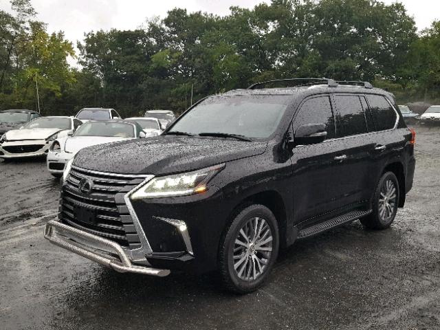 JTJHY7AX0J4262172 - 2018 LEXUS LX 570 BLACK photo 2