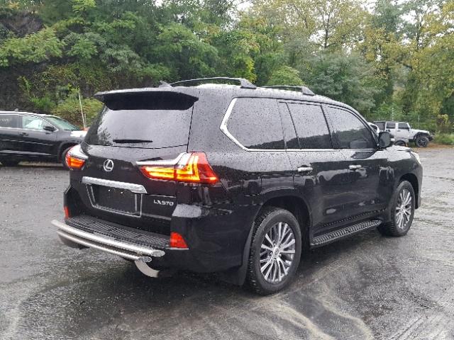 JTJHY7AX0J4262172 - 2018 LEXUS LX 570 BLACK photo 4