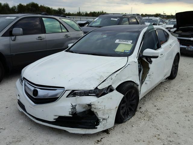 19UUB1F54FA008210 - 2015 ACURA TLX TECH WHITE photo 2