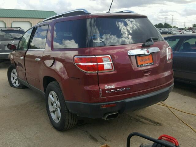 5GZER23768J211692 - 2008 SATURN OUTLOOK XR მუქწითელი ფოტო 3