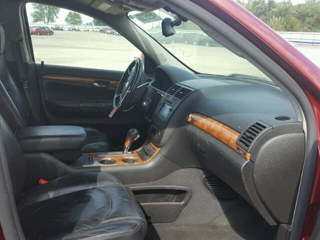 5GZER23768J211692 - 2008 SATURN OUTLOOK XR მუქწითელი ფოტო 5