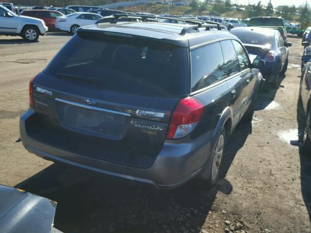 4S4BP66CX97329698 - 2009 SUBARU OUTBACK 2. GRAY photo 4