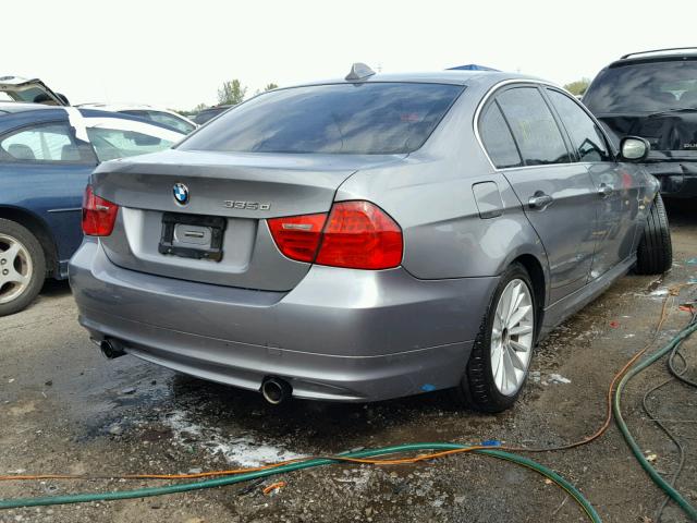 WBAPN7C54BA782040 - 2011 BMW 335 D GRAY photo 4