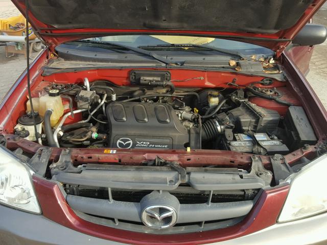 4F2CZ96194KM26030 - 2004 MAZDA TRIBUTE ES BURGUNDY photo 7