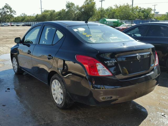 3N1CN7APXDL821427 - 2013 NISSAN VERSA S 黑色 照片 3