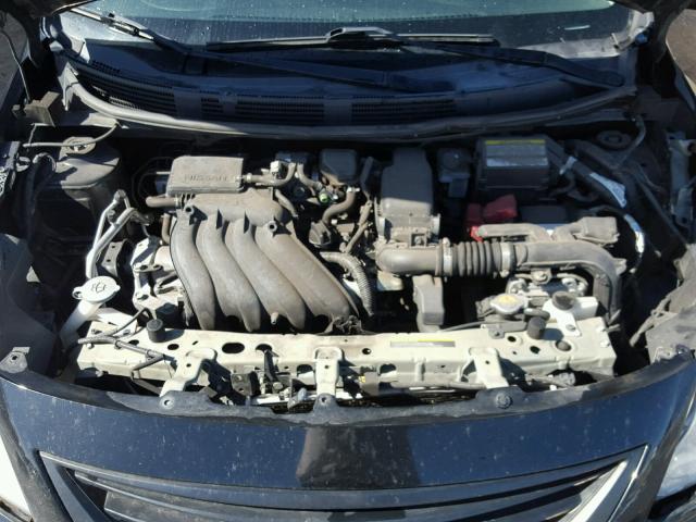 3N1CN7APXDL821427 - 2013 NISSAN VERSA S 黑色 照片 7