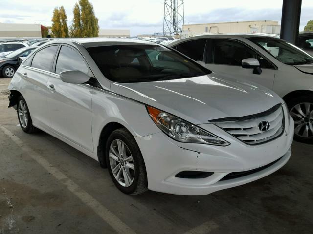 5NPEB4ACXCH367818 - 2012 HYUNDAI SONATA GLS WHITE photo 1