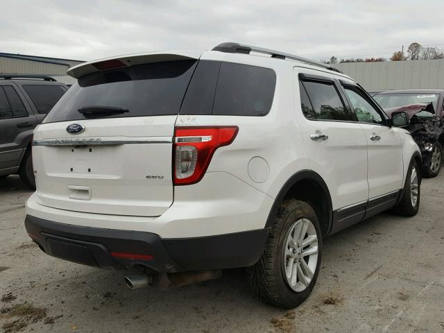 1FMHK8D87CGA07952 - 2012 FORD EXPLORER X WHITE photo 4