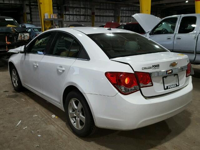 1G1PE5SC9C7331037 - 2012 CHEVROLET CRUZE LT WHITE photo 3