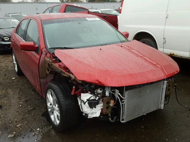 3FAHP0HA5CR444156 - 2012 FORD FUSION SE RED photo 1