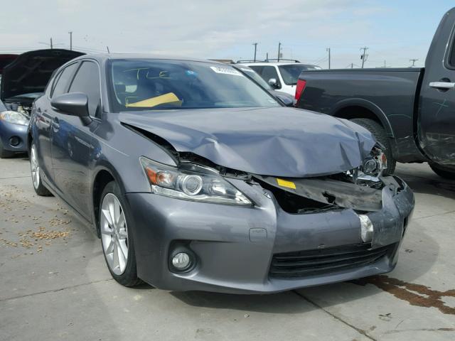 JTHKD5BH3C2057653 - 2012 LEXUS CT 200 CHARCOAL photo 1