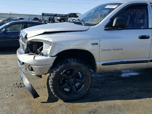 1D7HU18236J140412 - 2006 DODGE RAM 1500 S SILVER photo 9