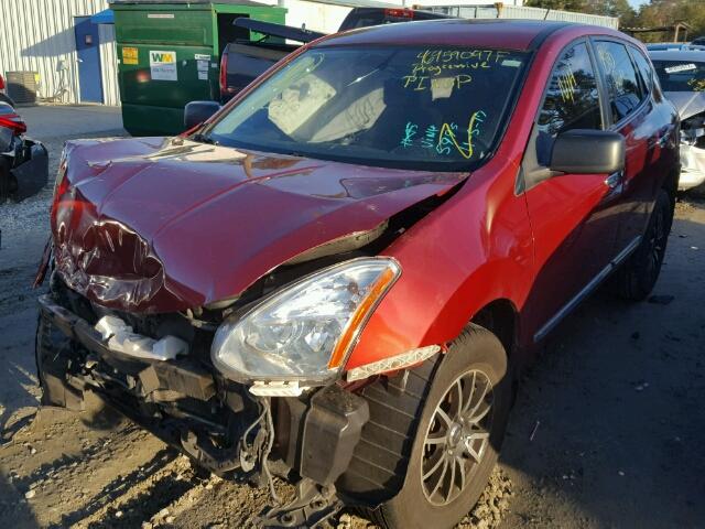 JN8AS5MT6DW515995 - 2013 NISSAN ROGUE S RED photo 2