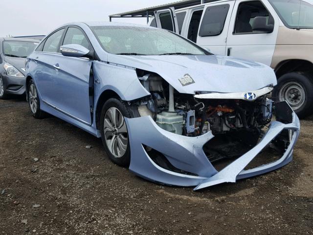 KMHEC4A41DA089627 - 2013 HYUNDAI SONATA HYB BLUE photo 1