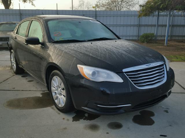 1C3CCBAB1EN212694 - 2014 CHRYSLER 200 LX BLACK photo 1